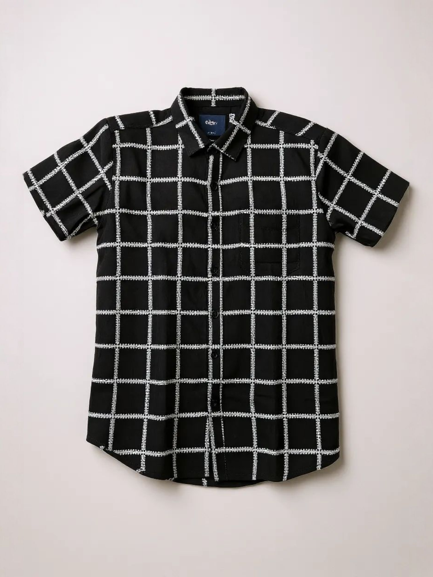 Cotton halfsleeve checks