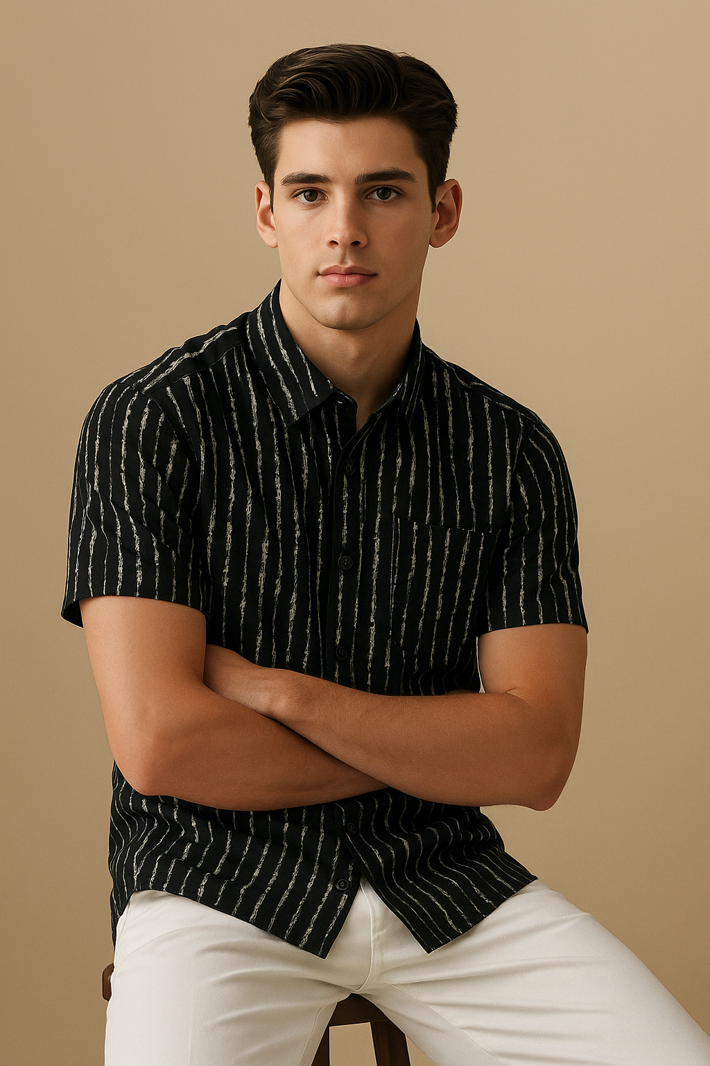 Cotton printed halfsleeve